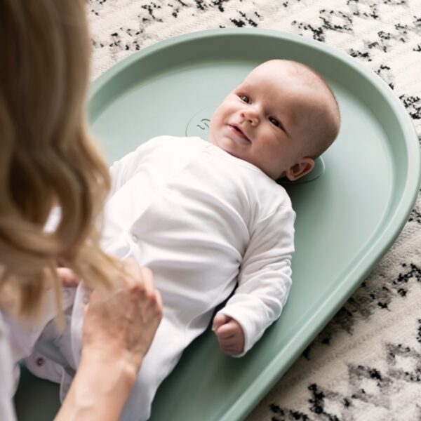 Saltea de Infasat Schimbat bebe din spuma  - Shnuggle Eucalipt - imagine 2
