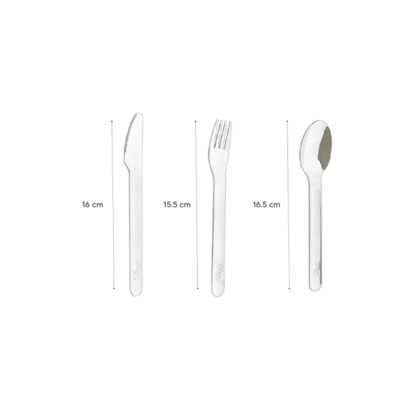 Set tacamuri inox cu etui - Verde - imagine 5