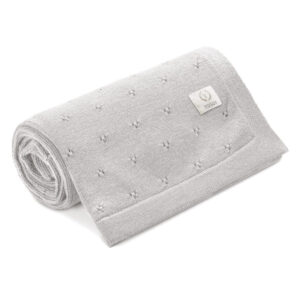 Paturica Bebe tricotata 100% lana merino Yosoy - Cream Melange