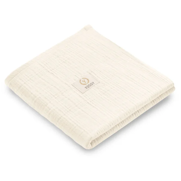 Scutec Muselina OEKO-TEX Bumbac - 80x80 Cream