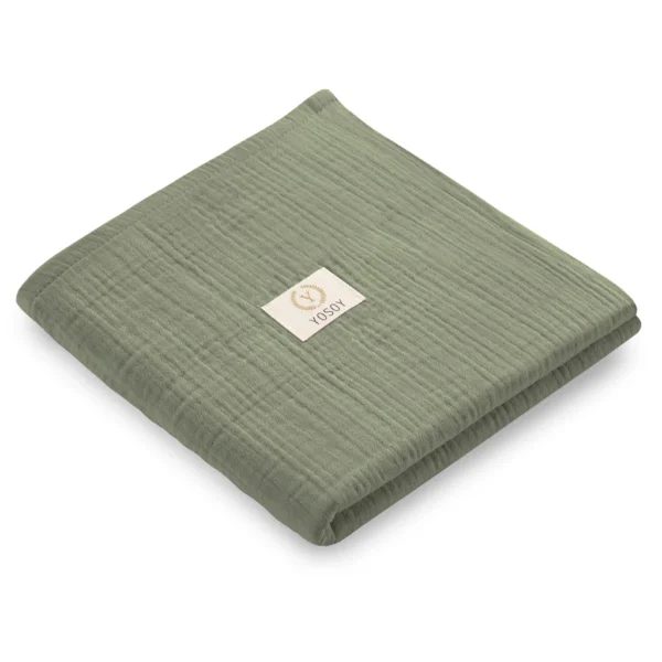 Scutec Muselina OEKO-TEX Bumbac - 80x80 Green