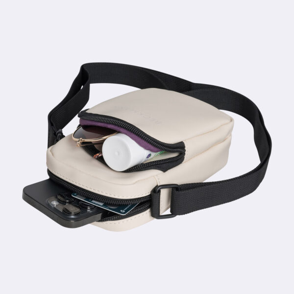 Geanta crossbody Street, Funky Cream - imagine 7