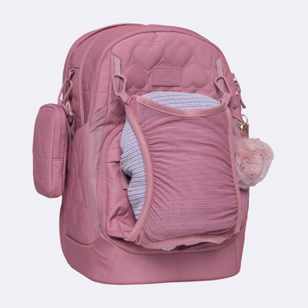Ghiozdan, rucsac ergonomic, Sport Air, Padded heart rose - imagine 8