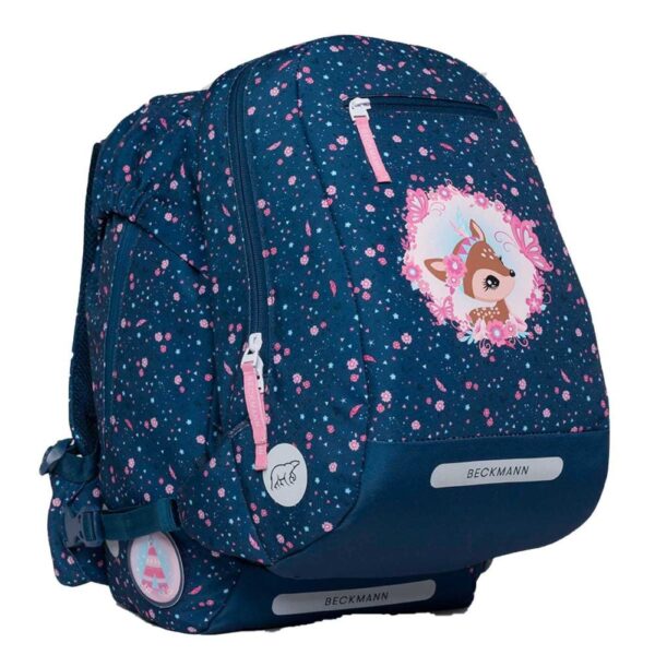 Ghiozdan, rucsac ergonomic pentru scoala, Clasic, Forest Deer Blue - imagine 5