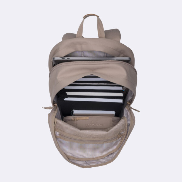 Rucsac, ghiozdan ergonomic, City, Beige - imagine 6