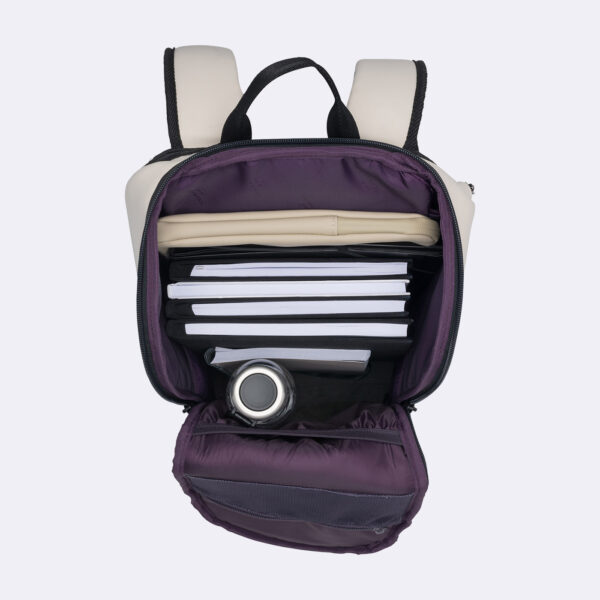 Rucsac Street Go, Cream - imagine 7