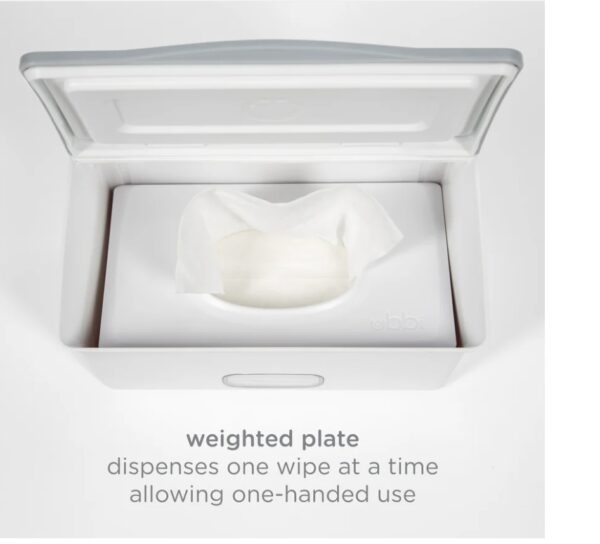 Cutie Dispenser pentru servetele umede Ubbi - Taupe - imagine 7