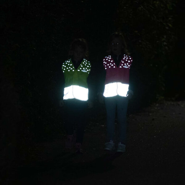 Vesta reflectorizanta B-SEEN  SAFE, roz - imagine 6