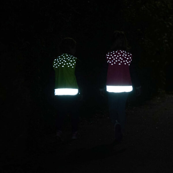 Vesta reflectorizanta B-SEEN  SAFE, roz - imagine 7