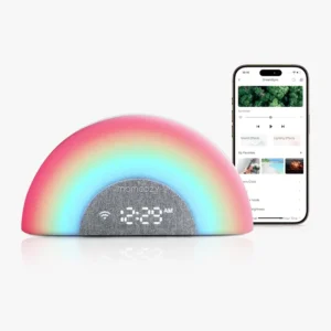 Lampa DreamSync Smart cu sunete si muzica Wireless Mobil - Rainbow Light & App Control Momcozy