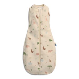 Saculet Swaddle Cocoon infasat Bebe Bumbac  3-6 luni - 1.0 Tog Savannah ErgoPouch