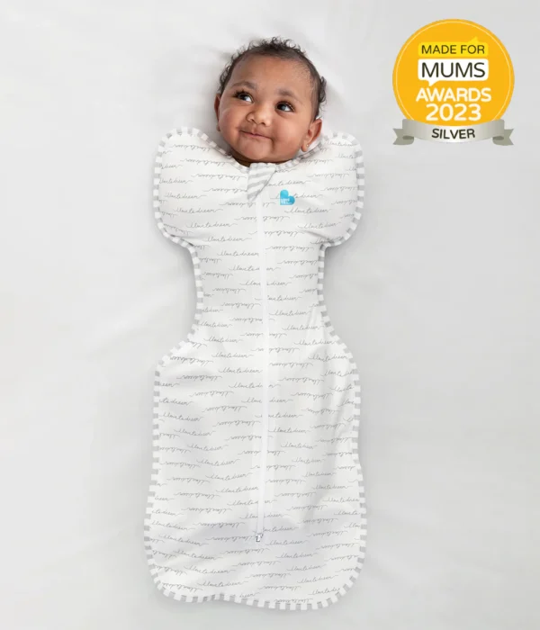 Saculet Swaddle UP Brate sus infasat Bebe Bumbac Nou-nascut 3-6 Luni 6-8.5 Kg - 1 TOG  Dreamer LOVETODREAM M - imagine 2