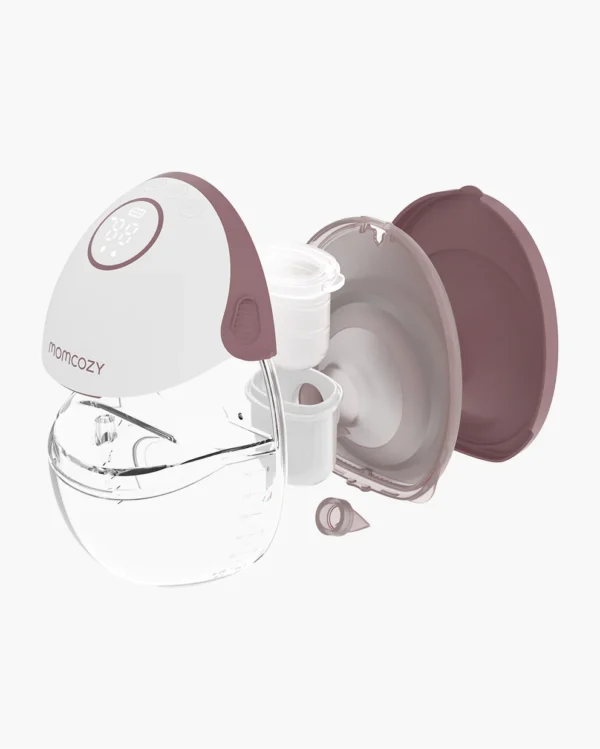 Pompa de san Portabila SINGLE - MOMCOZY M6  - Rosu 1 buc - imagine 6