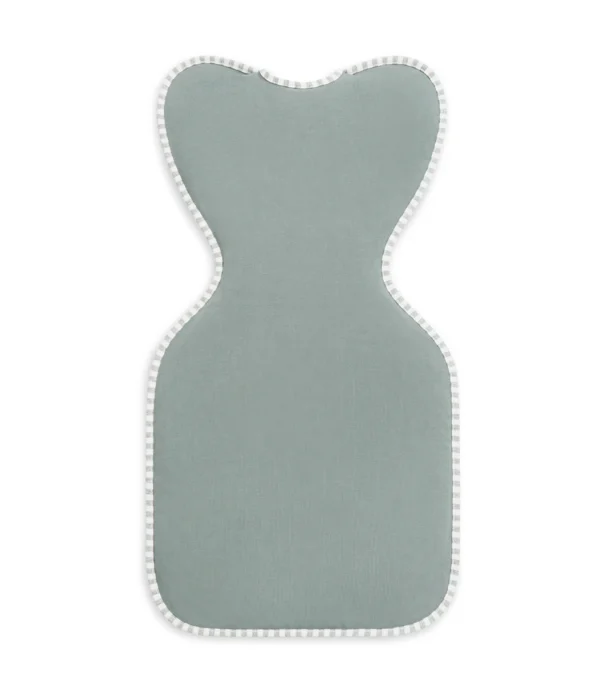 Saculet Swaddle UP Brate sus infasat Bebe Bumbac Nou-nascut 0-2 Luni 3.5-6 Kg - 1 TOG  Dark Olive LOVETODREAM S - imagine 4