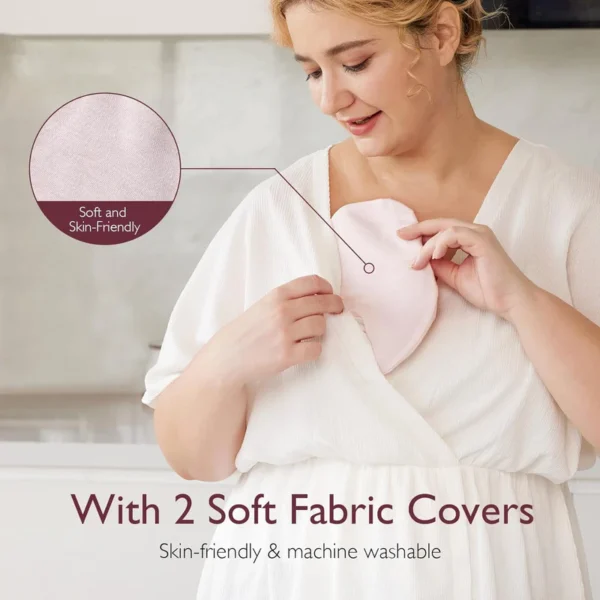 Comprese/ Perne  Gel pentru san Cald Rece cu huse MOMCOZY- 2 buc. - imagine 3