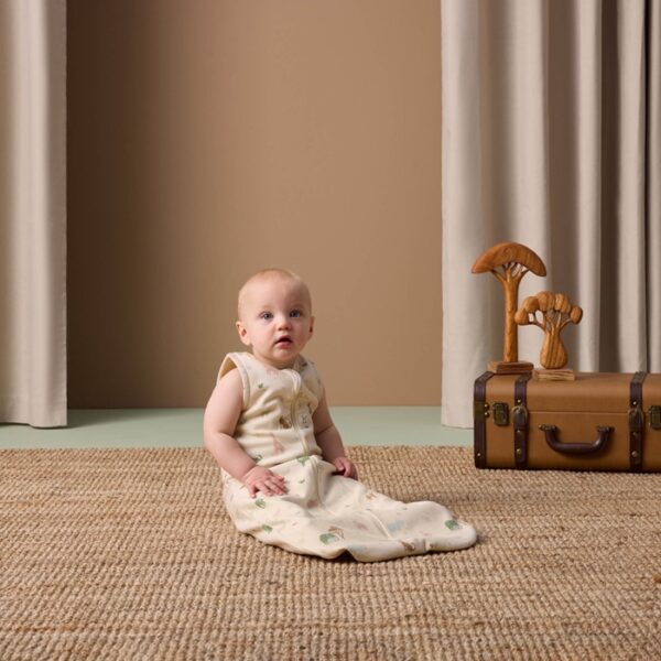 Saculet dormit Bumbac Jersey  3-12 luni - 1.0 Tog Savannah ErgoPouch - imagine 3