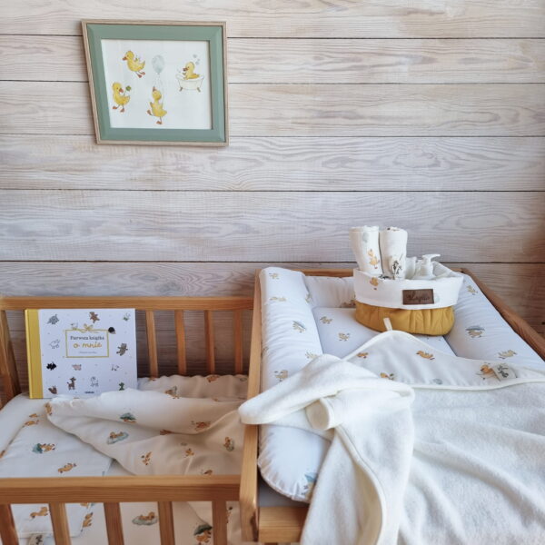 Saltea pentru Infasat Schimb Moale si usoara - LUCKY DUCKY 50x70 - imagine 6