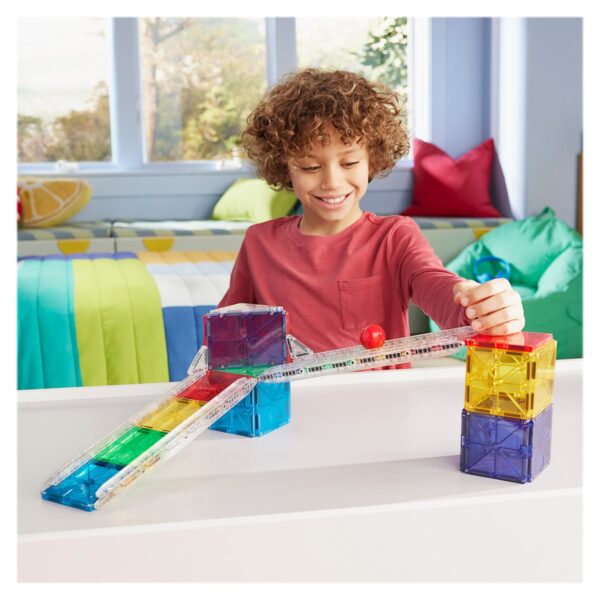 MAGNA-TILES Rail Racers, 33 piese - imagine 4