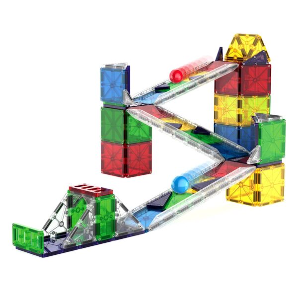 MAGNA-TILES Rail Racers Deluxe, 90 piese - imagine 6