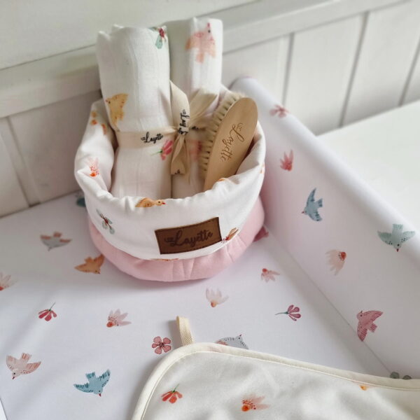Set 2 museline bambus 75x75cm - Birds - imagine 5