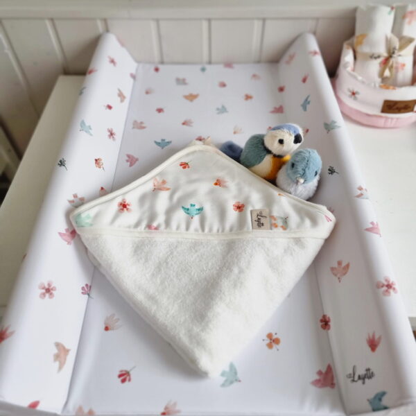 Saltea bebe pentru Infasat cu fundul intarit - Birds 50x70 cm - imagine 2