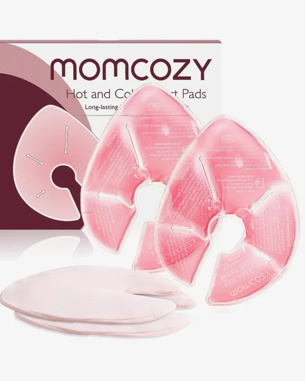 Comprese/ Perne  Gel pentru san Cald Rece cu huse MOMCOZY- 2 buc.