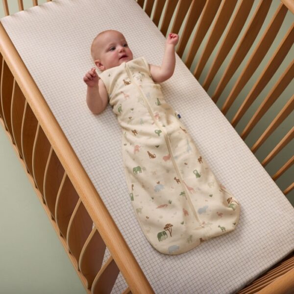 Saculet dormit Bumbac Jersey  3-12 luni - 1.0 Tog Savannah ErgoPouch - imagine 2