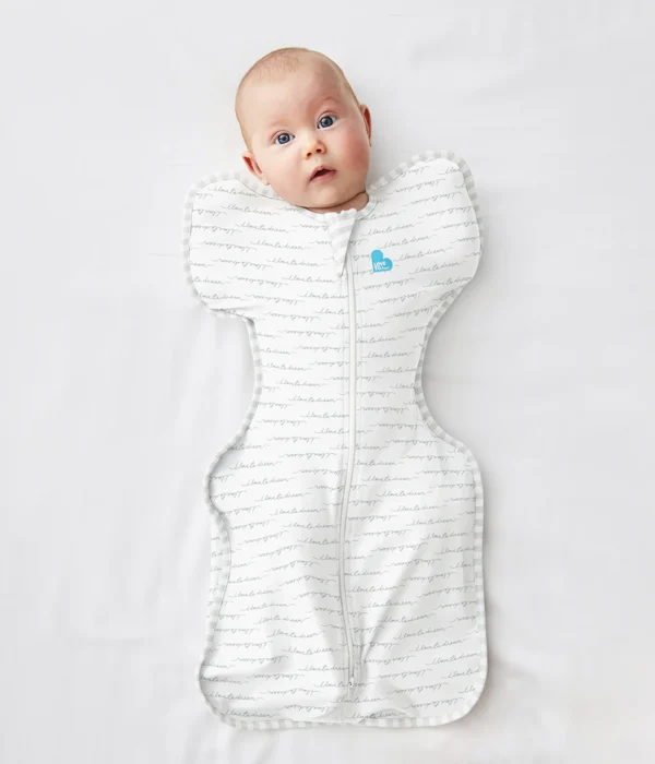 Saculet Swaddle UP Brate sus infasat Bebe Bumbac Nou-nascut 3-6 Luni 6-8.5 Kg - 1 TOG  Dreamer LOVETODREAM M