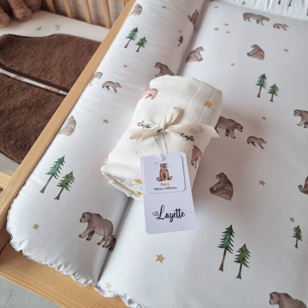 Saltea pentru Infasat Schimb Moale si usoara - Bears 50x70 - imagine 2