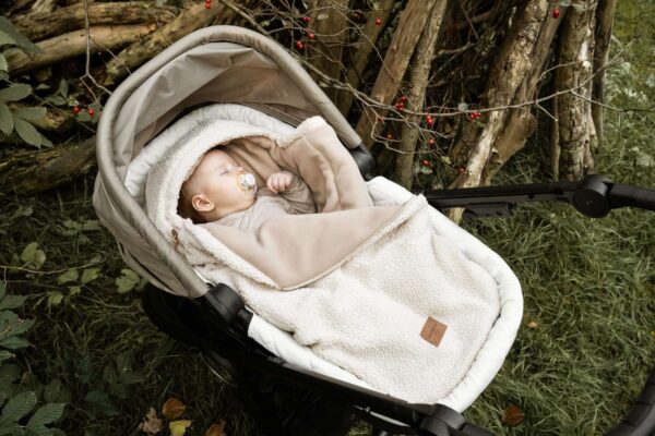 Sac landou Carucior / Scoica   0-12 luni - Teddy Light Beige - imagine 3