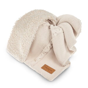 Paturica Calduroasa dublata  Bumbac -  Teddy Bruno Warm Beige