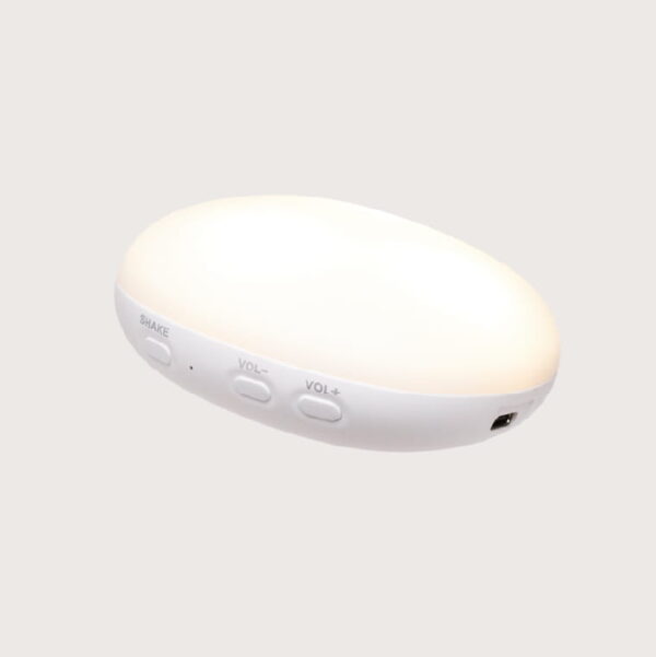 Jucarie muzicala Sunete Albe cu Lampa incorporata Moonie – Iepuras Sand Bumbac Organic - imagine 10
