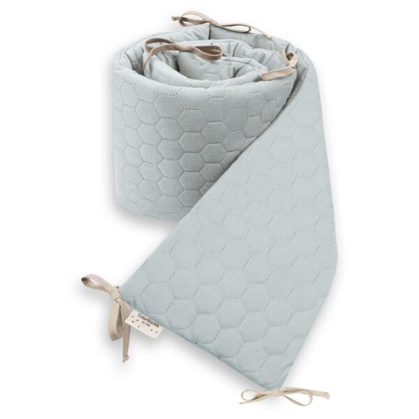 Protectie Bumper laterala patut Bumbac - Velvet Olive 210 cm